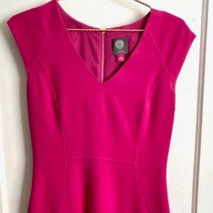 Vince Camuto Pink Cap Sleeve Dress Sz 4
